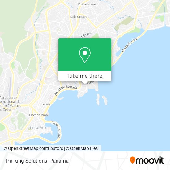 Parking Solutions map