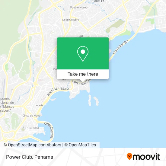 Power Club map