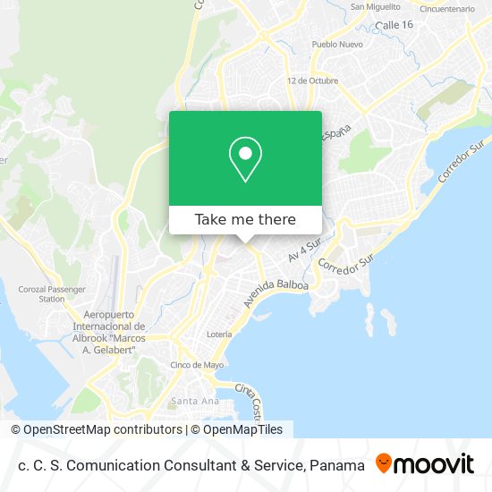 Mapa de c. C. S. Comunication Consultant & Service