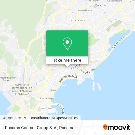 Panama Contact Group S. A. map