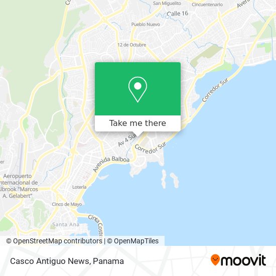 Mapa de Casco Antiguo News