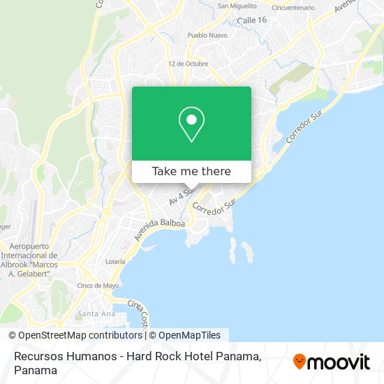 Mapa de Recursos Humanos - Hard Rock Hotel Panama
