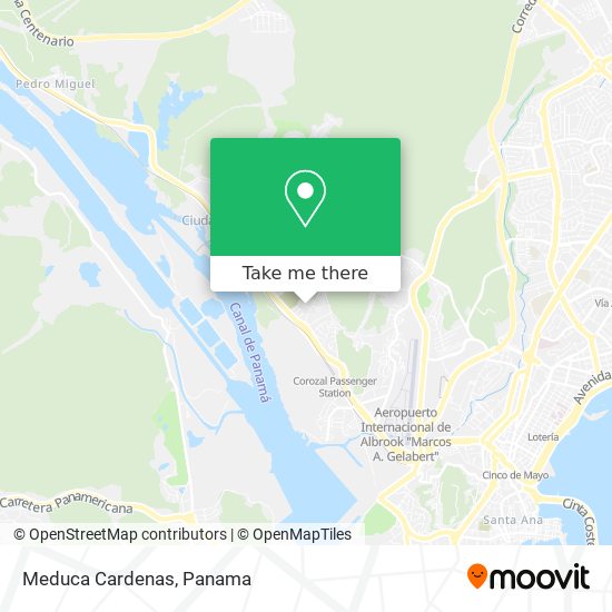 Meduca Cardenas map