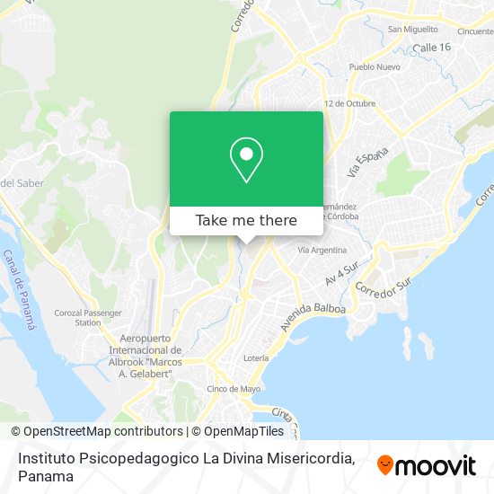 Mapa de Instituto Psicopedagogico La Divina Misericordia