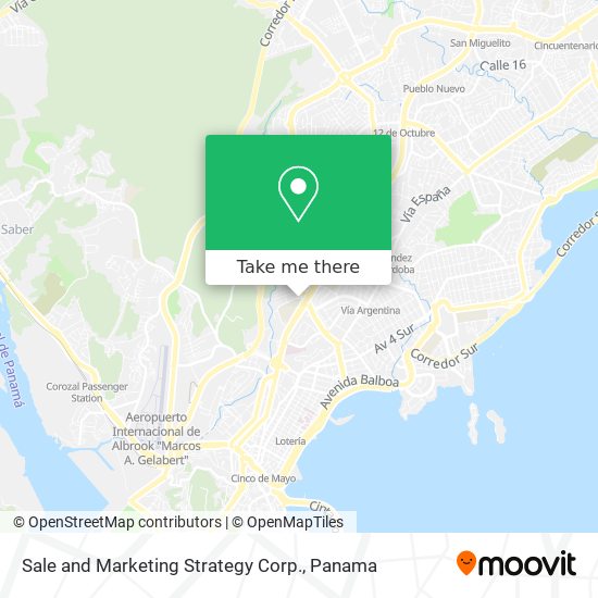 Sale and Marketing Strategy Corp. map