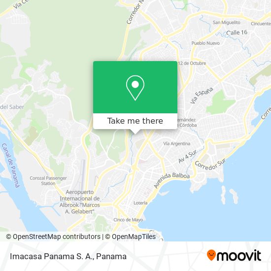 Imacasa Panama S. A. map