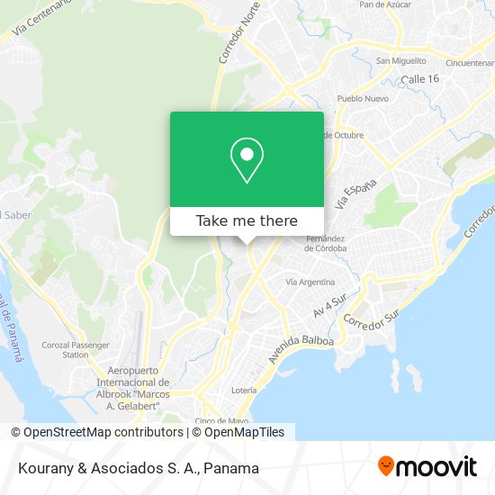 Kourany & Asociados S. A. map