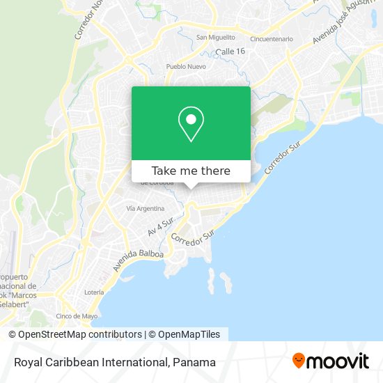 Royal Caribbean International map