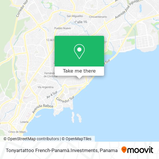 Tonyartattoo French-Panamà.Investments map