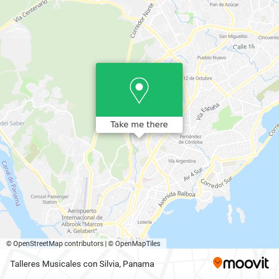 Talleres Musicales con Silvia map