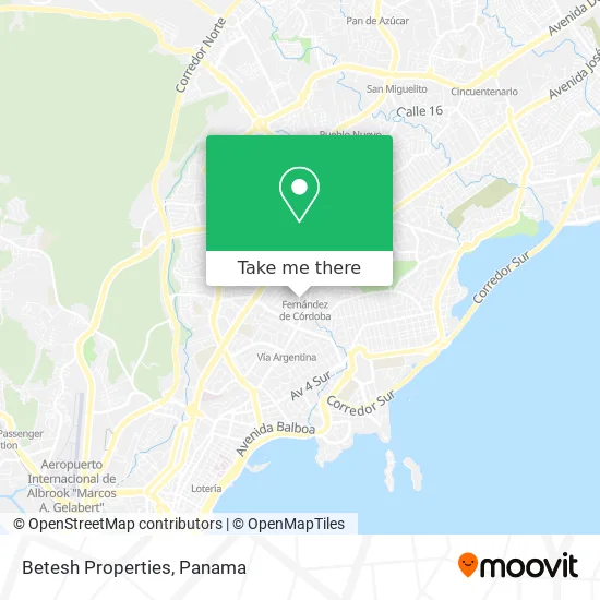 Betesh Properties map