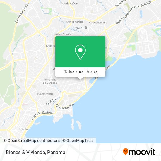 Bienes & Vivienda map