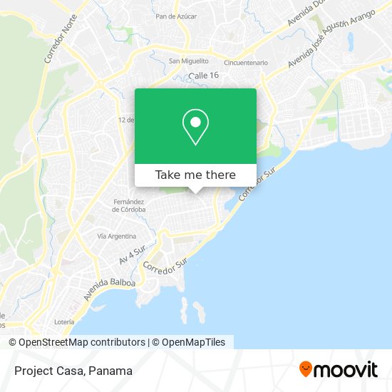 Project Casa map
