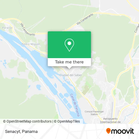 Senacyt map