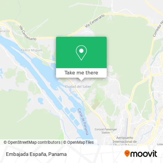 Embajada España map
