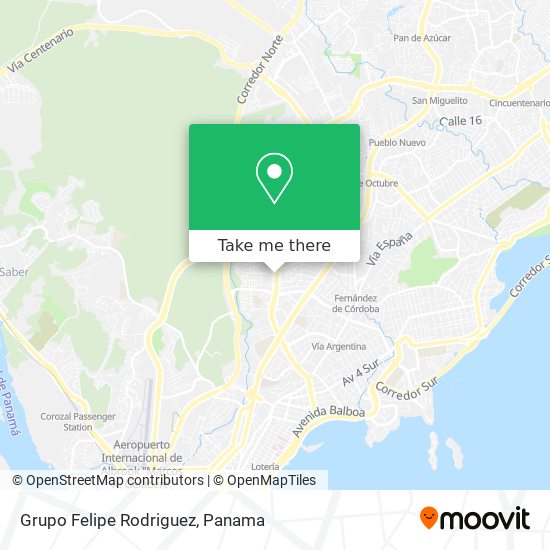 Grupo Felipe Rodriguez map