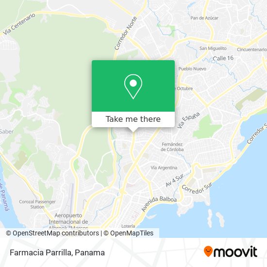Farmacia Parrilla map