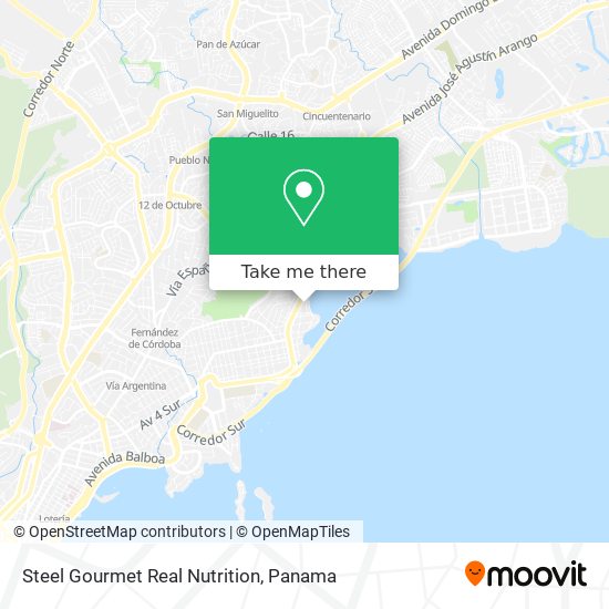 Steel Gourmet Real Nutrition map