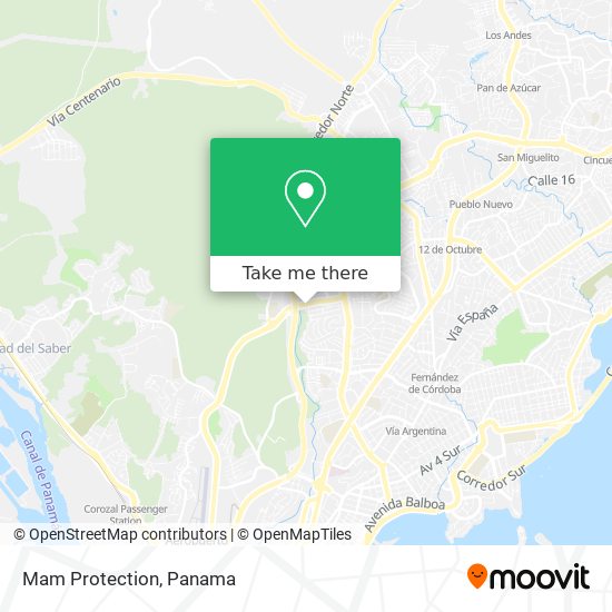 Mam Protection map