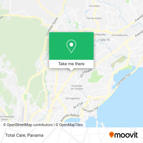 Mapa de Total Care