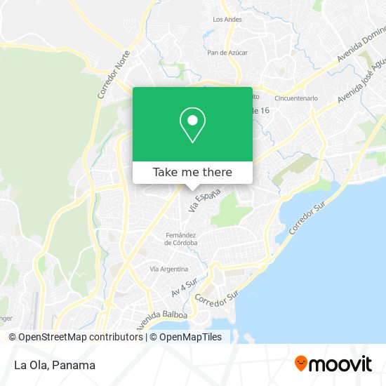 Mapa de La Ola