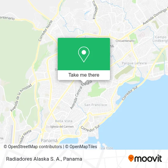 Radiadores Alaska S. A. map