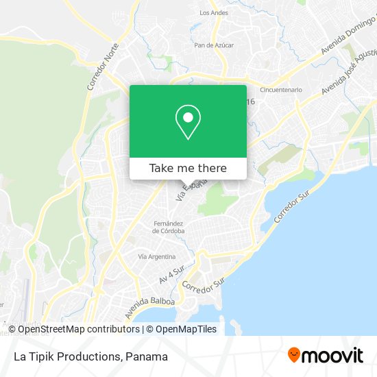 La Tipik Productions map