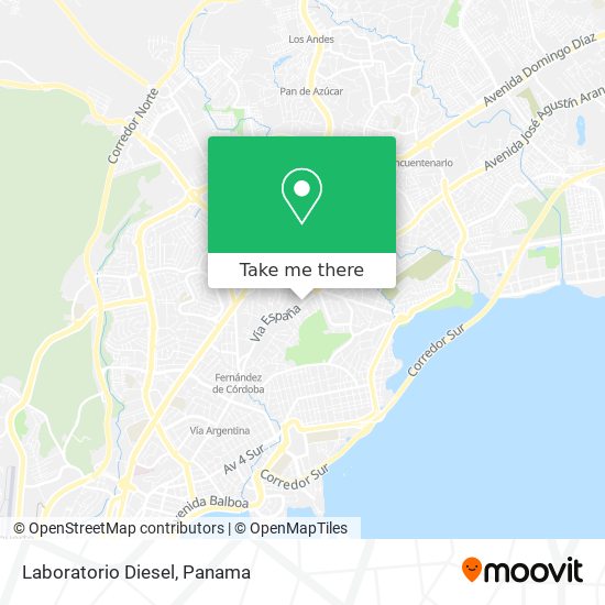 Laboratorio Diesel map