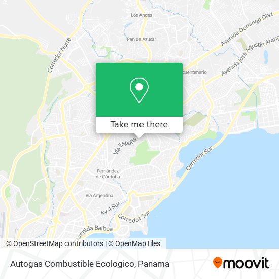 Autogas Combustible Ecologico map