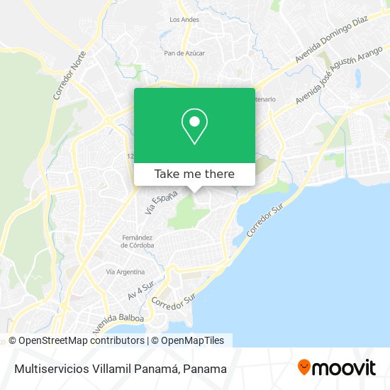 Multiservicios Villamil Panamá map
