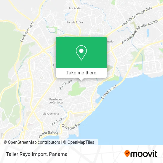 Mapa de Taller Rayo Import