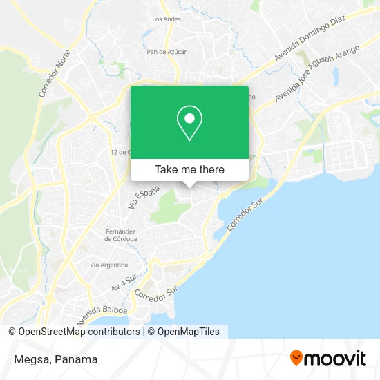 Mapa de Megsa