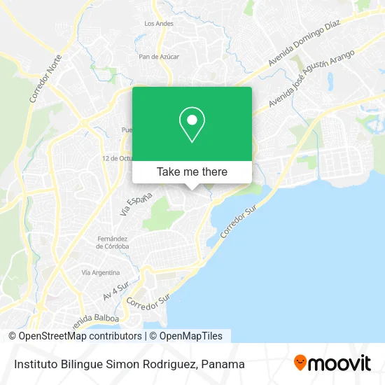 Instituto Bilingue Simon Rodriguez map