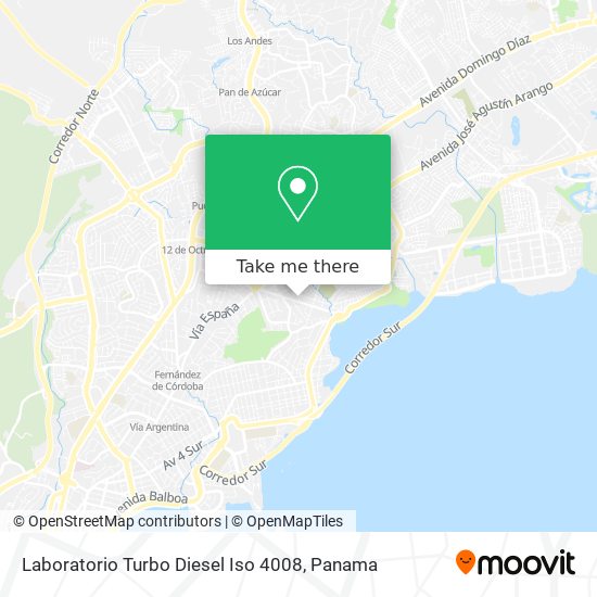 Mapa de Laboratorio Turbo Diesel Iso 4008