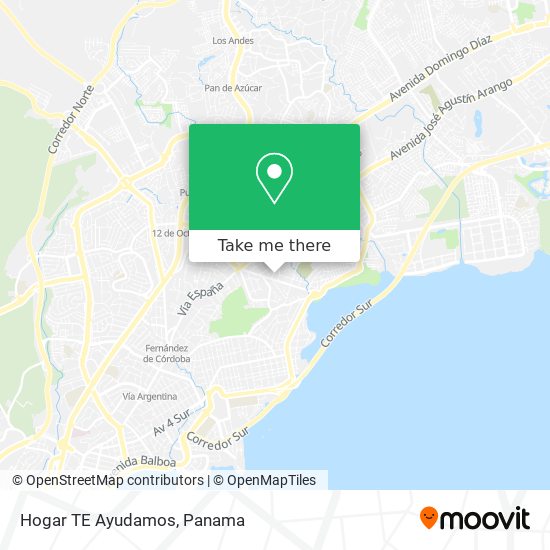 Hogar TE Ayudamos map