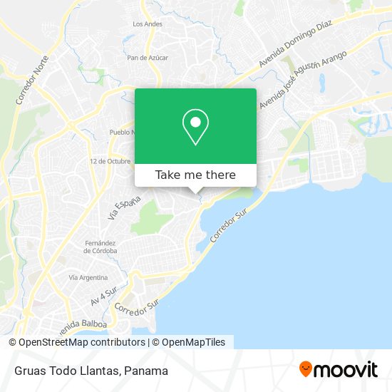 Gruas Todo Llantas map