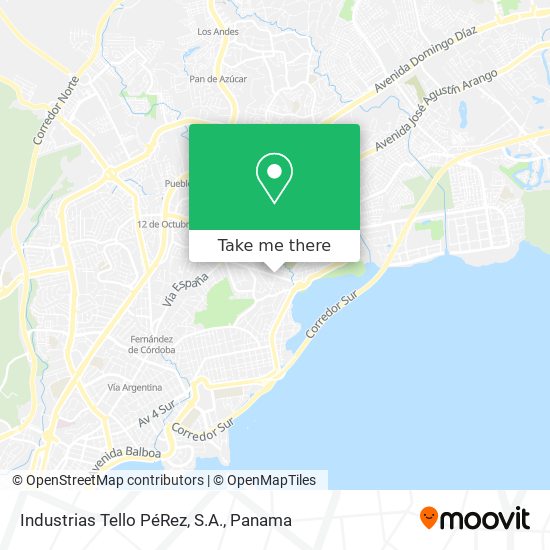 Industrias Tello PéRez, S.A. map