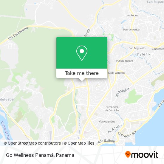 Go Wellness Panamá map