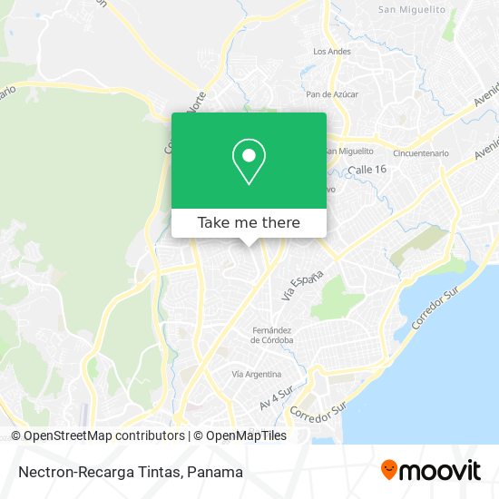 Nectron-Recarga Tintas map