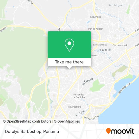 Doralys Barbeshop map