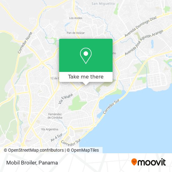 Mapa de Mobil Broiler