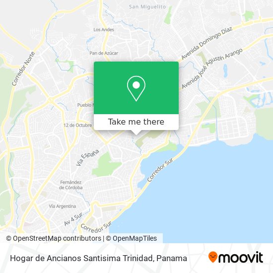 Hogar de Ancianos Santisima Trinidad map
