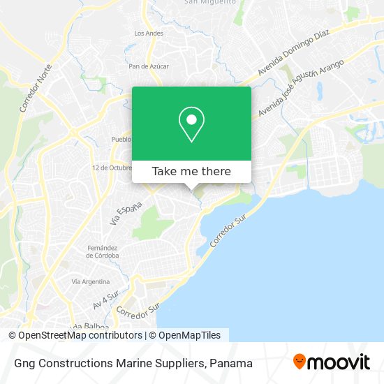 Gng Constructions Marine Suppliers map
