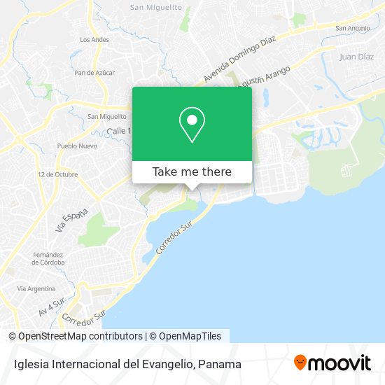 Iglesia Internacional del Evangelio map