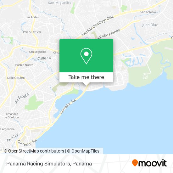 Panama Racing Simulators map