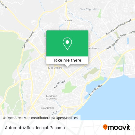 Automotriz Recidencial map