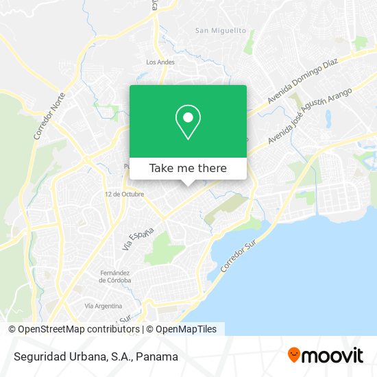 Seguridad Urbana, S.A. map
