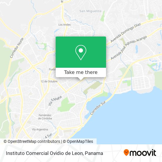 Instituto Comercial Ovidio de Leon map