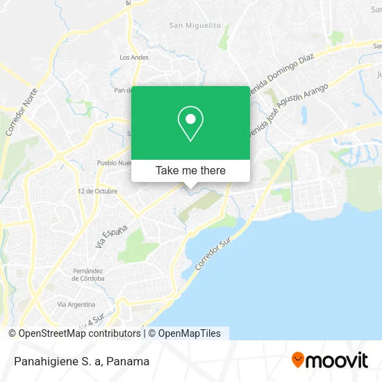 Mapa de Panahigiene S. a
