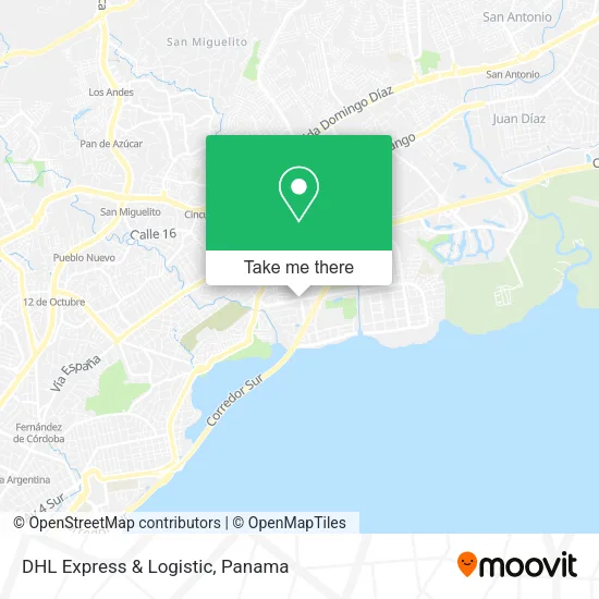 DHL Express & Logistic map
